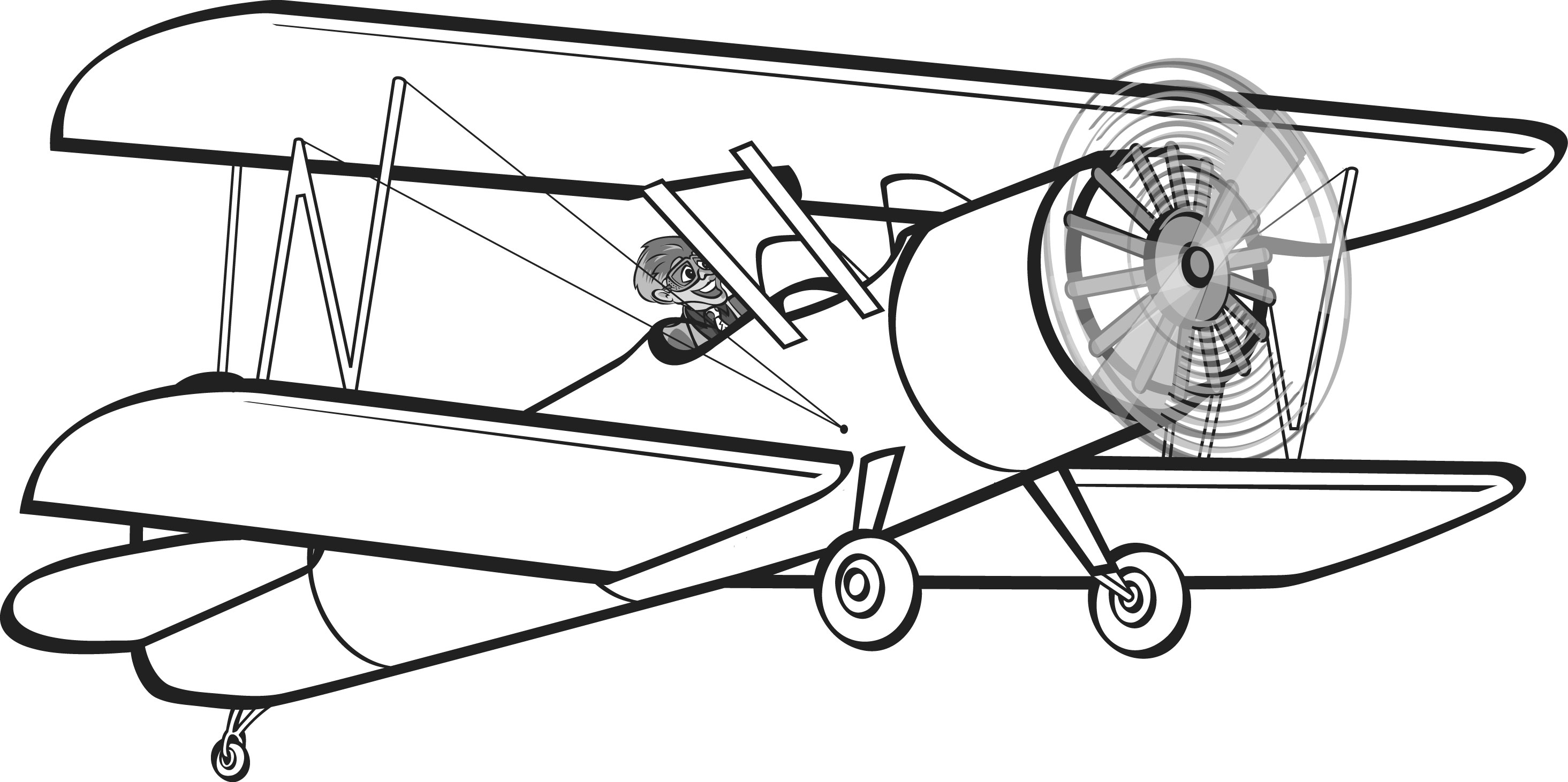 Image of Biplane Clipart Biplane Clip Art 