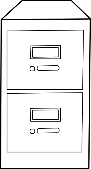 Small File Cabinet Clipart