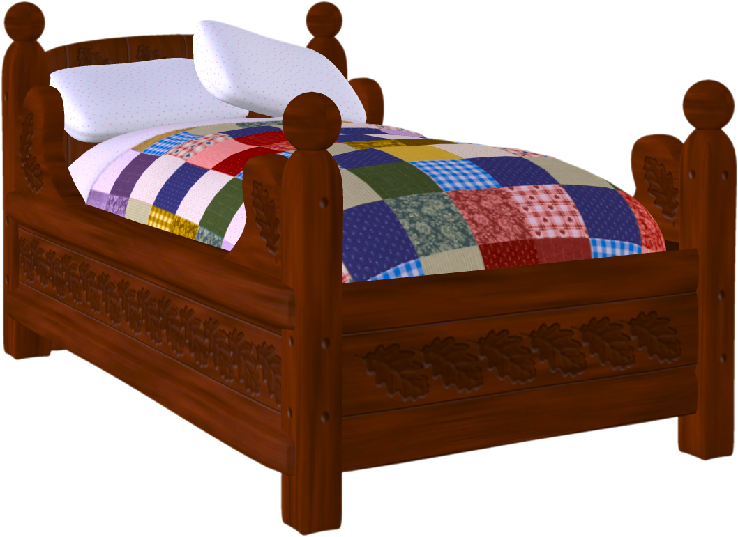Bed Cartoon No Background Color Clipart 