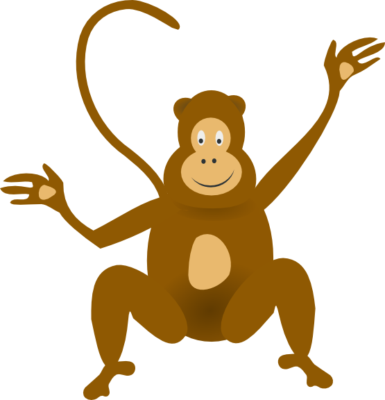 Cartoon Monkey Clip Art Free Vector For Free Download About 