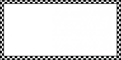 black and white checkered border - Clip Art Library
