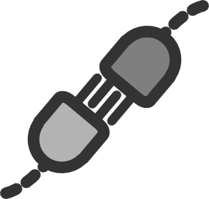 Modular Electronic Component Connection Icon