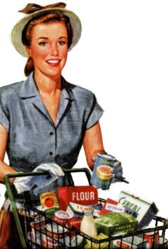 1950s housewife - Clip Art Library