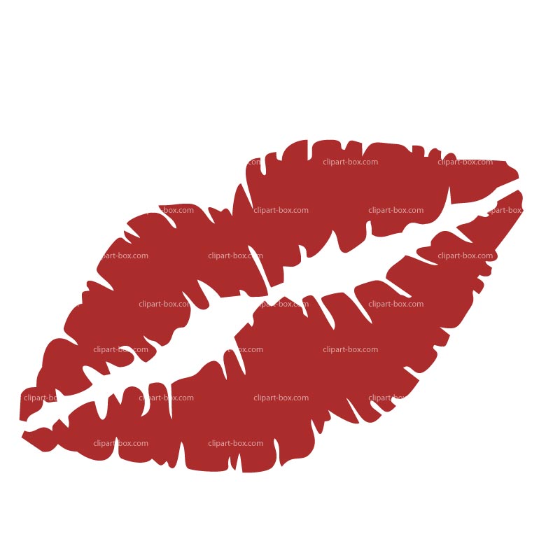 Bold red lipstick kiss mark on white background, stylized and textured for romantic or beauty themes.