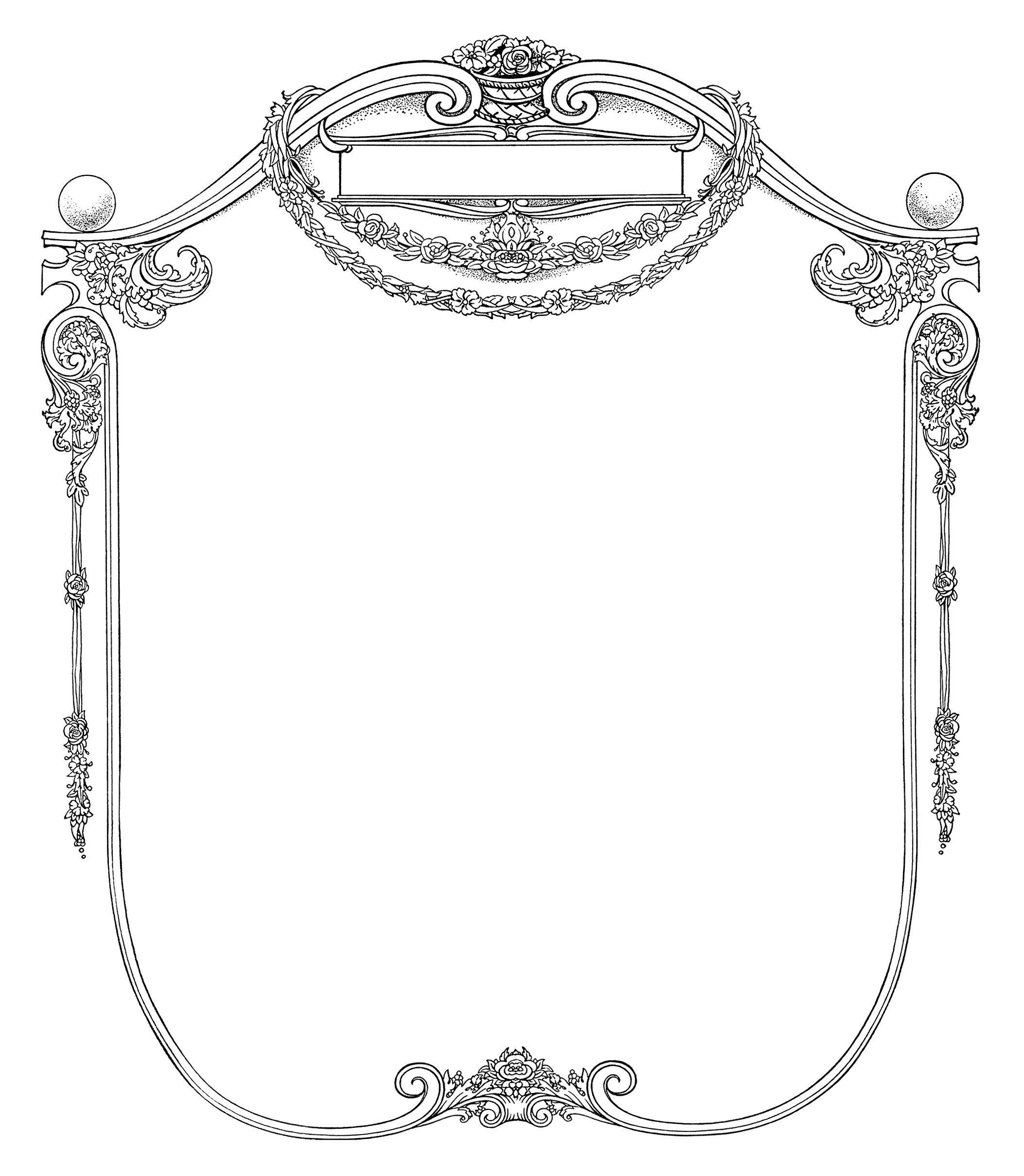 ornate frame clip art