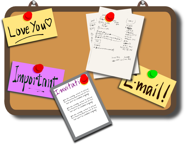 Bulletin Board Clip Art 