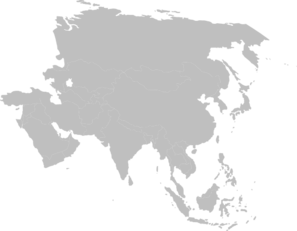 Asia Continent Clip Art 
