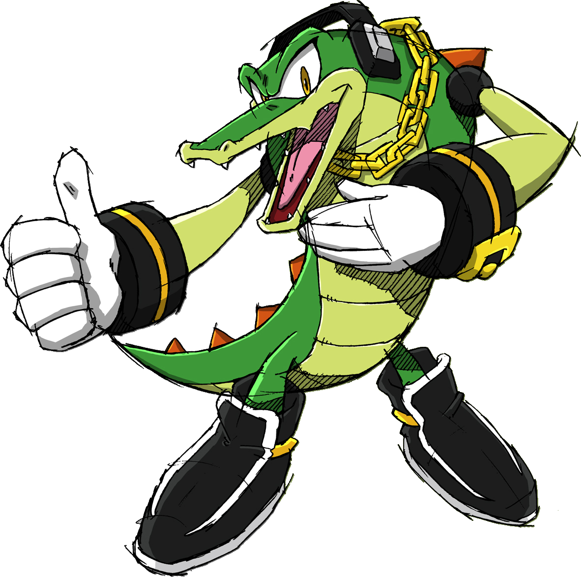 Vector The Crocodile Sonic The Hedgehog Character Guide 85660 Vector The Crocodile Sonic The Hedgehog Character Guide 85660