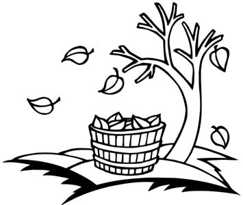 Autumn Leaf Collection Illustration - Free Coloring Page & Seasonal Clipart