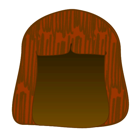 Wooden Archway Illustration - Decorative Entrance Design Element