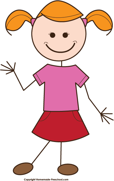 Free: Cartoon Girl Clipart Girl Png - Simple Girl Clipart 