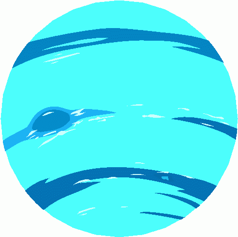 Neptune Planet Illustration - Solar System Education & Astronomy Resources