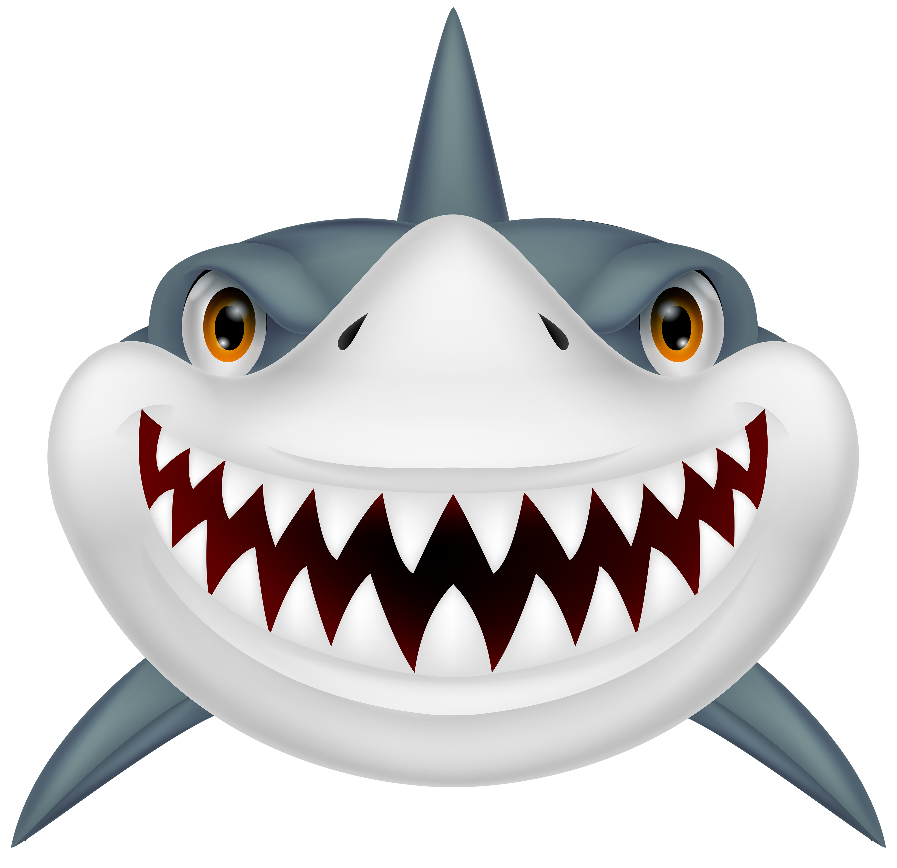 shark mouth outline