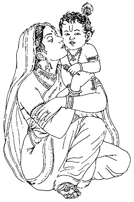 Step by Step How to Draw Bal Krishna : DrawingTutorials101.com