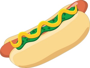 Hot dog clipart image clipart image 