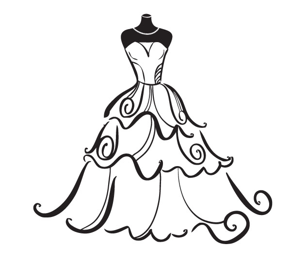 Cartoon Wedding Dresses 