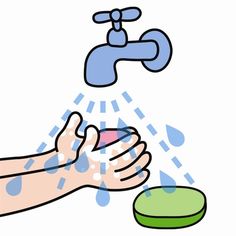 Kids Washing Hands Clip Art 