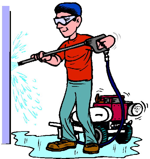 Cleaning pressure washing clip art free image 
