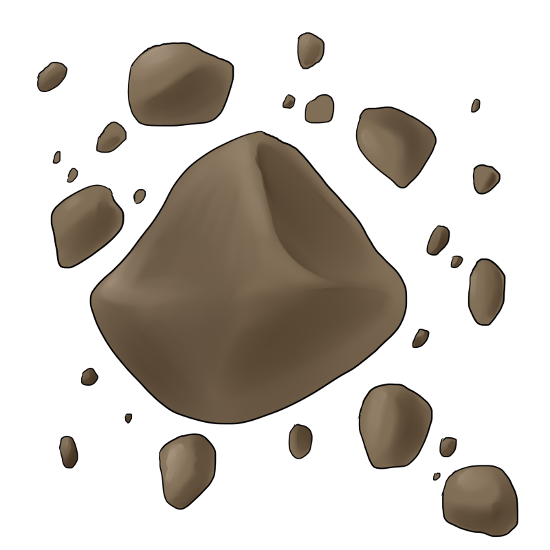 Asteroids Clipart 