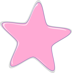 star clip art pink - Clip Art Library