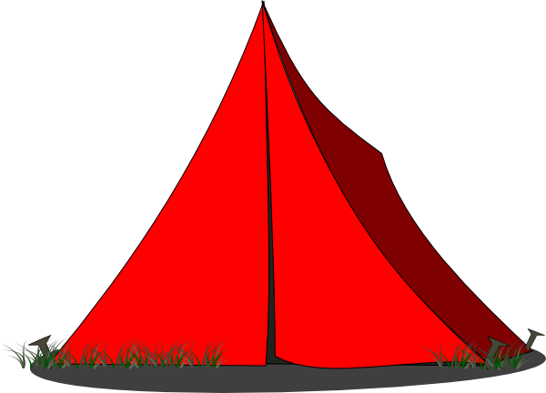 Tent Ridge Blue Clip Art 