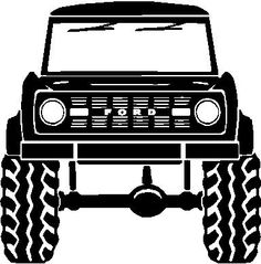 Bronco Cliparts - High-Quality Designs for Depicting the Iconic Ford Bronco