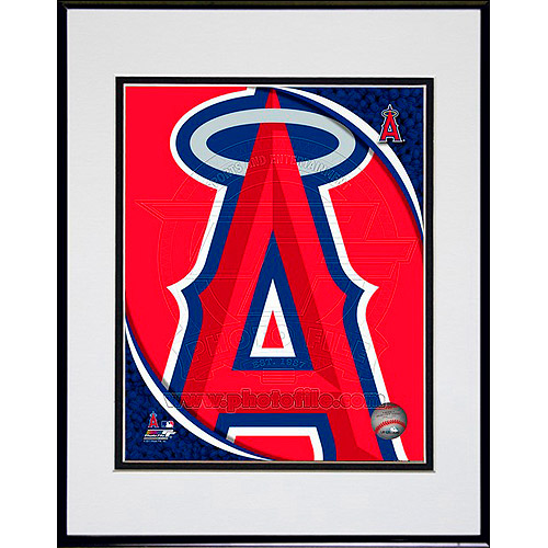 Los Angeles Angels of Anaheim Team Logo 8x10 Framed Photo 