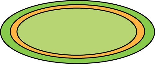 Green Oval Rug Clip Art Image 