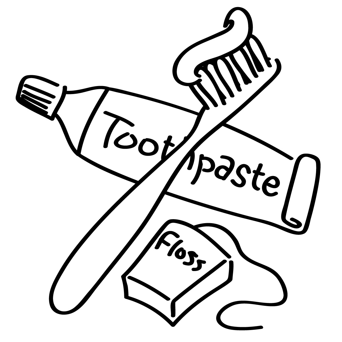 Brush teeth brushing teeth coloring pages 4fbb8 clip art image 