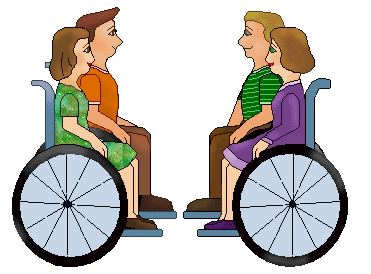 Inclusive Friendship and Accessibility - Wheelchair Users Socializing
