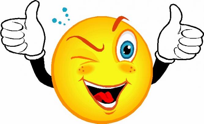 Happy Winking Emoji Giving Thumbs Up - Positive Feedback Icon