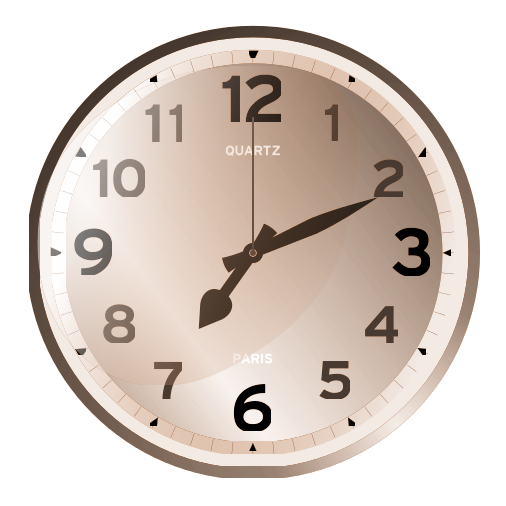 Elegant Analog Wall Clock - Paris-Styled Quartz Timepiece