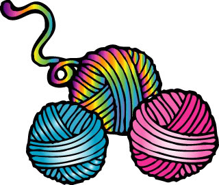 crochet yarn clip art