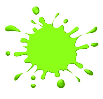 Lime Green Splash Graphic - High-Resolution Vector Illustration for Design