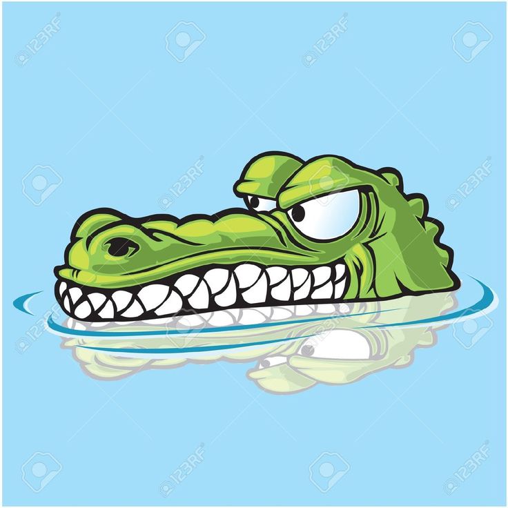 alligator background clipart 