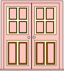 double door clip art