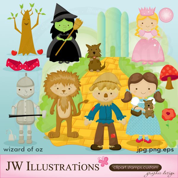 Printable Free Wizard Of Oz Clipart 
