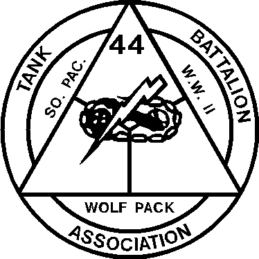 44th Tank Battalion "Wolf Pack" Association Insignia - WWII Heritage