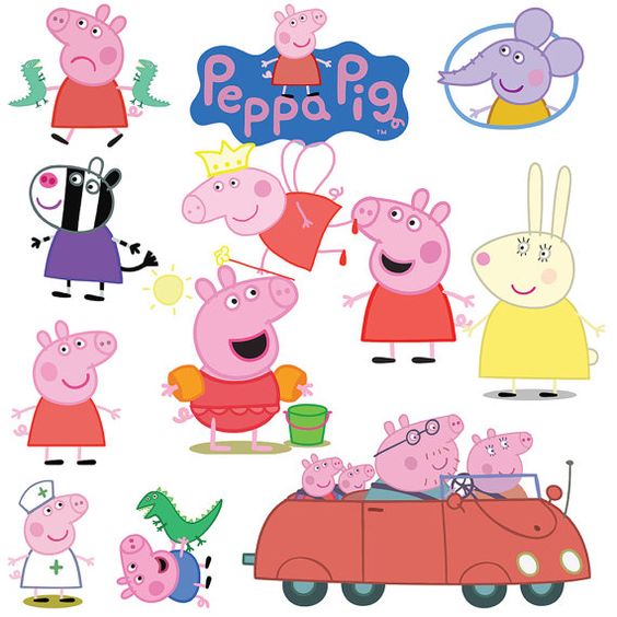 Peppa Pig Clipart 39 PNG Cartoon Digital by AmazingClipart 