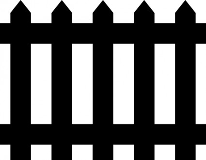 Fence clip art Free vector in Open office drawing svg 