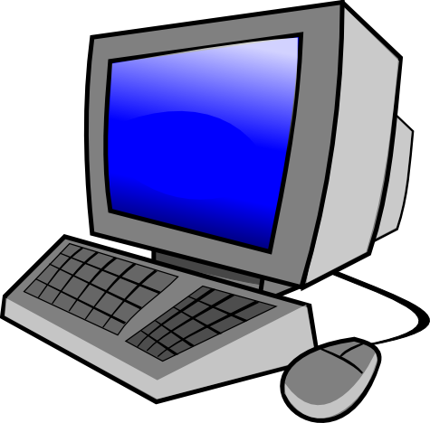 Vintage CRT Desktop Computer Illustration - Retro Tech Icon