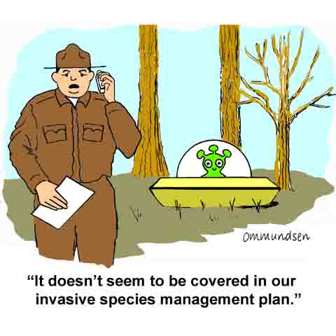 Invasive Species Cartoon