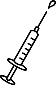 Free Syringe Clipart Black And White, Download Free Syringe Clipart ...