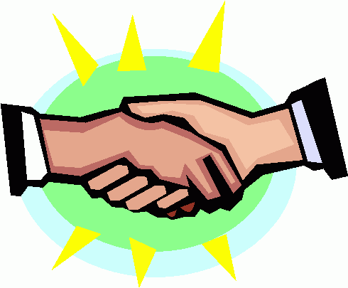 Hand Shaking Clip Art 