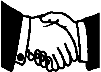 Handshake Illustration - Symbol of Agreement, Trust, and Partnership