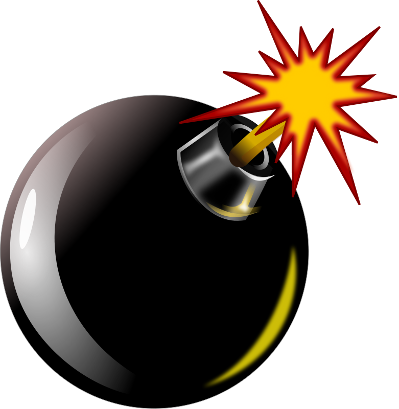 Exploding Bomb Icon - High-Quality Vector Graphic for Web & Print