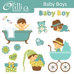 It&A Boy SVG scrapbook collection baby boy svg files for 