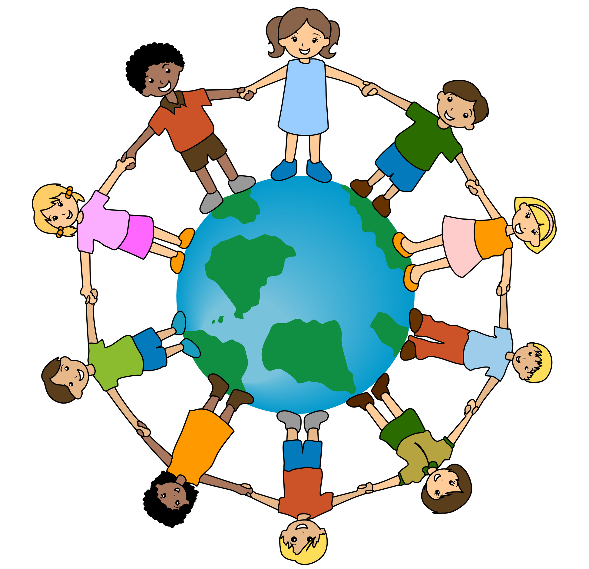 kids around the world clipart Clip Art Library