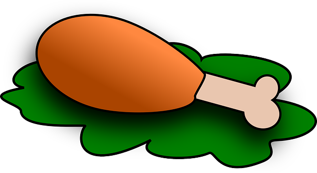 Image of Chicken Leg Clipart Animated Chicken Clip Art 