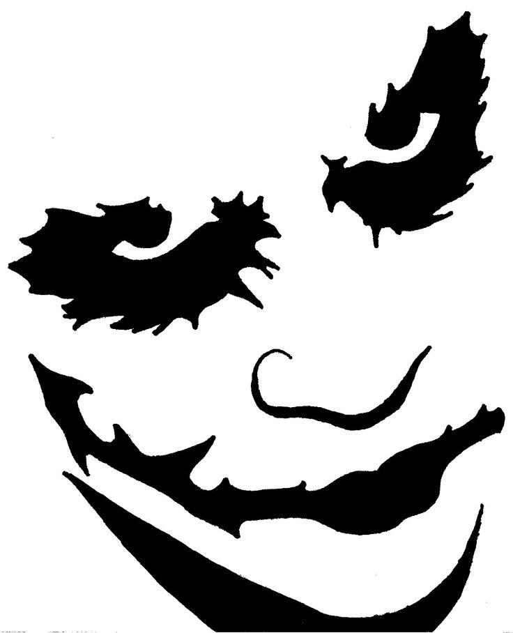 Heath Ledger Joker Stencil